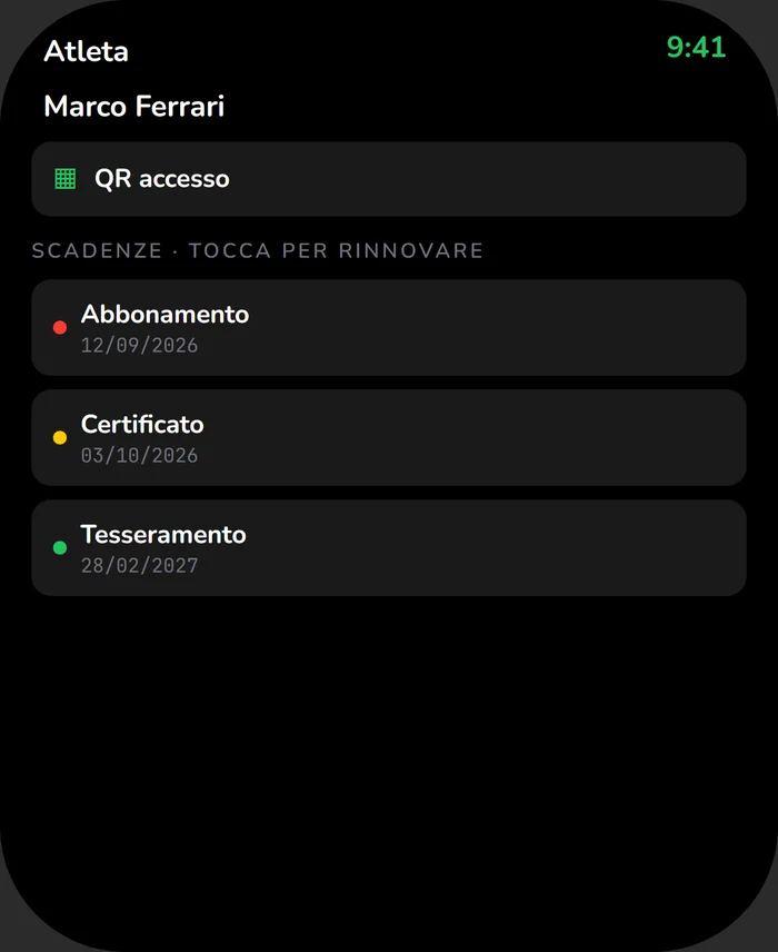 Apple Watch: scadenze di un atleta, da toccare per rinnovare